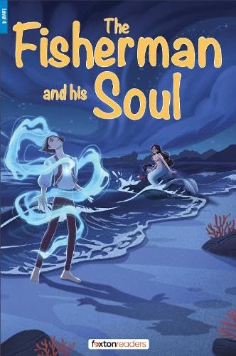 Book cover depicting a fisherman, a mermaid, and swirling blue energy.