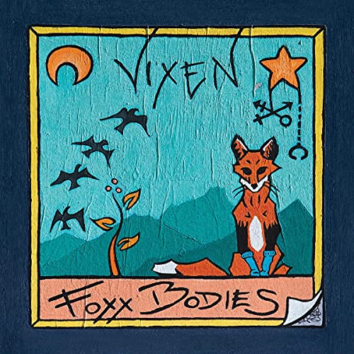 CD cover: illustrated fox, birds, and mountains in a teal frame.