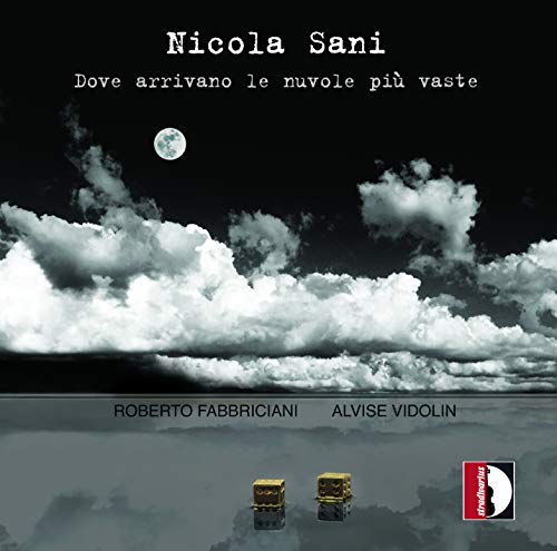 "CD cover with cloudy night sky, full moon, and two gold dice at bottom."