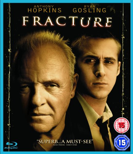 Blu-ray cover for "Fracture" featuring Anthony Hopkins and Ryan Gosling.