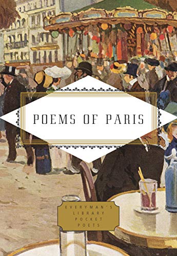 Book cover featuring an impressionist painting of a Parisian street scene with text overlay.