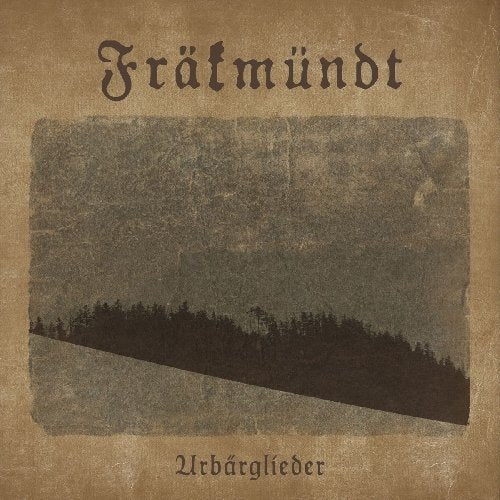 CD cover for Frakmundt's "Urbärglieder" featuring a dark, forested landscape.