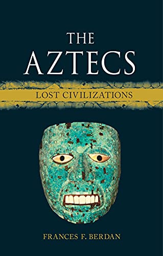 Book cover: "The Aztecs: Lost Civilizations" featuring a turquoise mask.