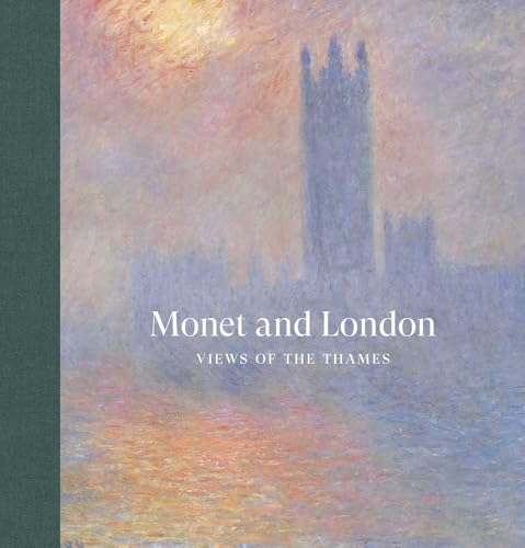 Impressionist painting of the Houses of Parliament on the Thames River.