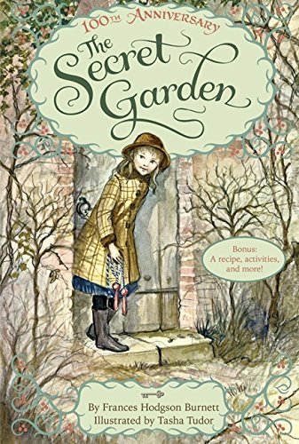 Book cover illustration of a girl in a yellow coat standing before a door.