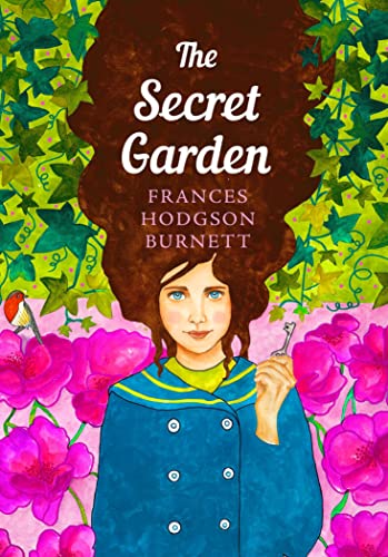 Book cover of "The Secret Garden" featuring a girl in a garden.