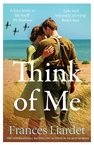 Book cover: couple embracing on a beach, planes in the sky.