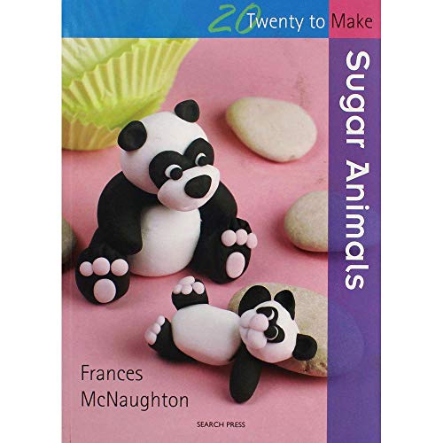 Book cover featuring handmade sugarcraft animals, including a panda.