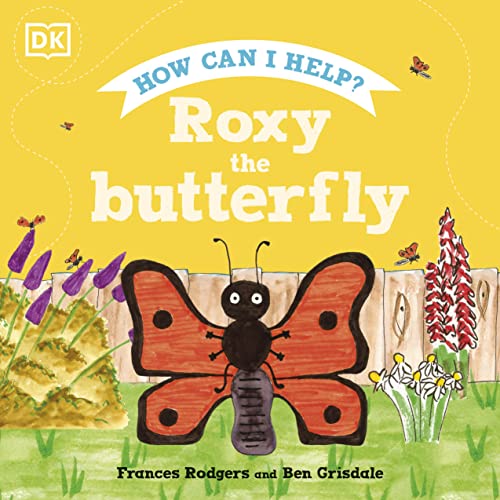 Children’s book cover featuring a red butterfly with black spots.