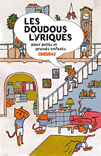 "CD cover art featuring cartoon cats in a house with a speech bubble."