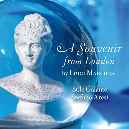 CD cover: bust sculpture against a blue, watery background.