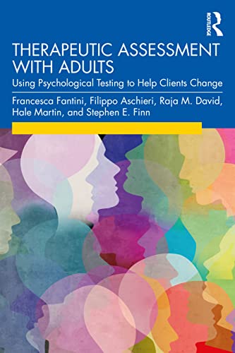 Book cover with blue background and overlapping, colorful profile silhouettes.