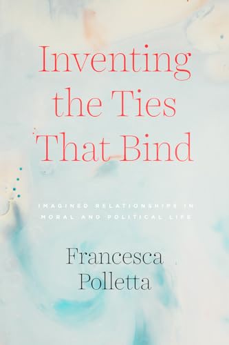 Book cover with red title "Inventing the Ties That Bind" on a pale blue background.