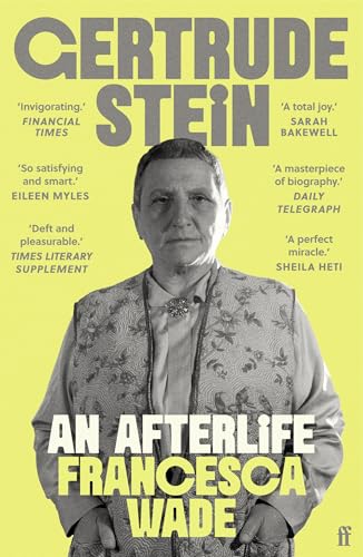 Book cover featuring a portrait of Gertrude Stein by Francesca Wade.