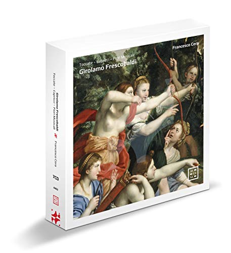 CD box set featuring a classical painting of women with bows in a forest.