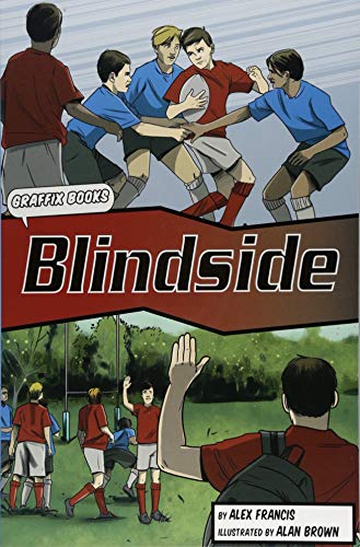 Graphic novel cover depicting a rugby scrum and players on a field.
