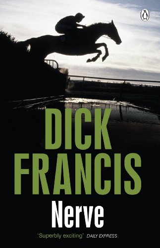 Book cover: horse and jockey silhouetted against a sunset sky.