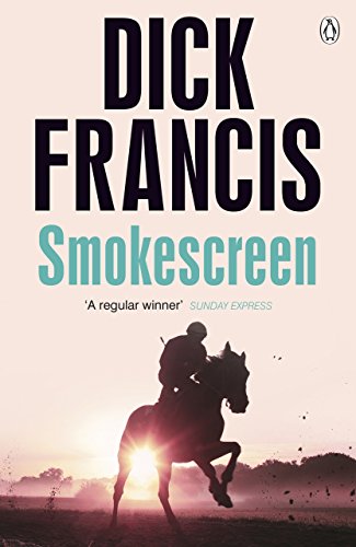 Book cover: Silhouette of a jockey on a horse at sunset.