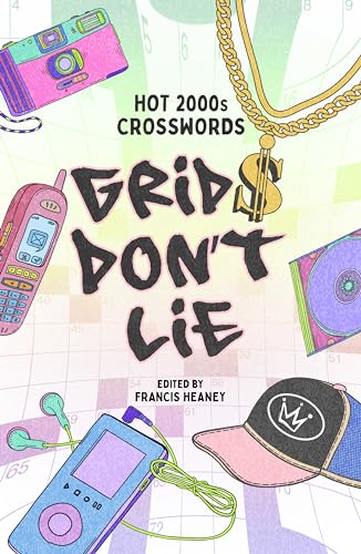 Book cover with 2000s tech imagery and bold crossword puzzle title.