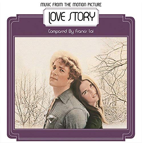 Album cover for the Love Story soundtrack featuring a couple standing back-to-back outdoors.
