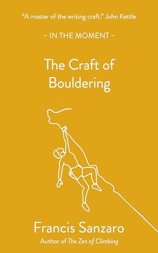 Book cover: "The Craft of Bouldering" with a line-art climber illustration.