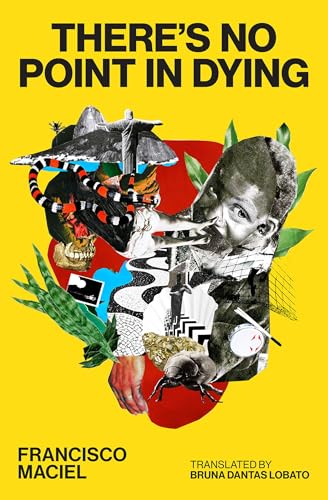 Book cover with yellow background featuring a surreal collage of a person and icons.