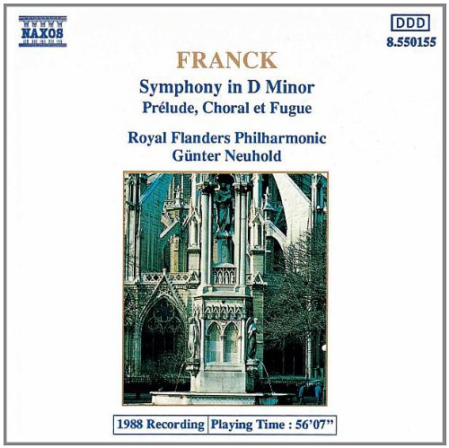 CD cover for Franck’s Symphony in D Minor featuring a cathedral image.