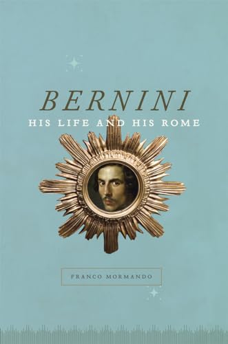 Book cover: portrait of Gian Lorenzo Bernini within an ornate sunburst frame.