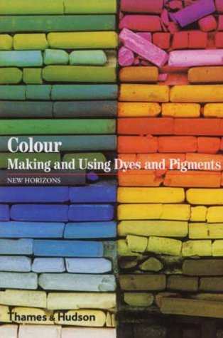 Book cover with arranged rows of colorful pastels and text.