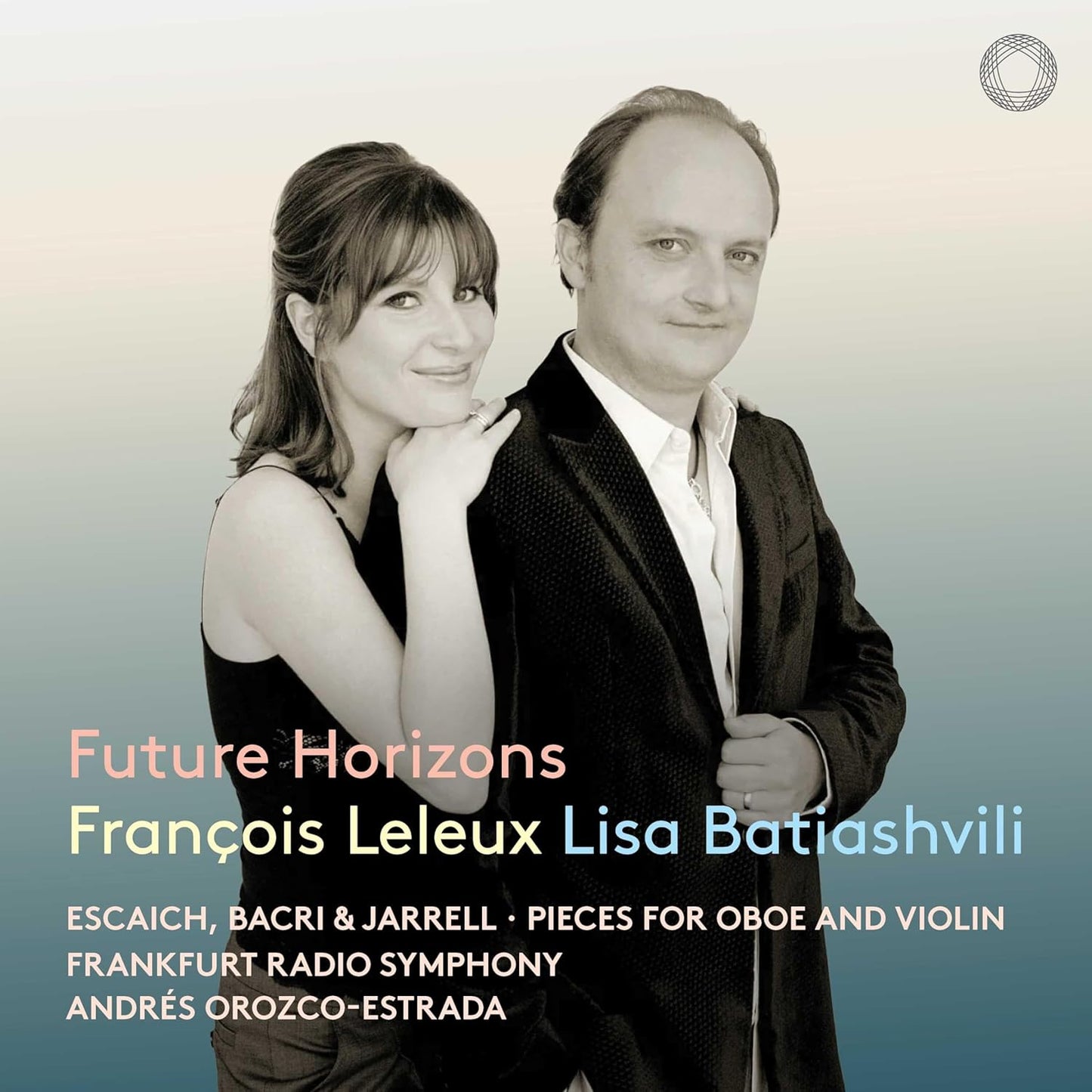 CD case featuring musicians Francois Leleux and Lisa Batiashv, composers Escaich, Bacri & Jarrell.