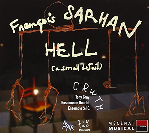 A CD cover with "Hell" written on a torn paper against a dark background.