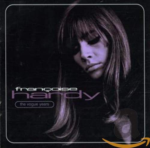 CD cover featuring a purple-tinted portrait of Françoise Hardy with the text The Vogue Years.