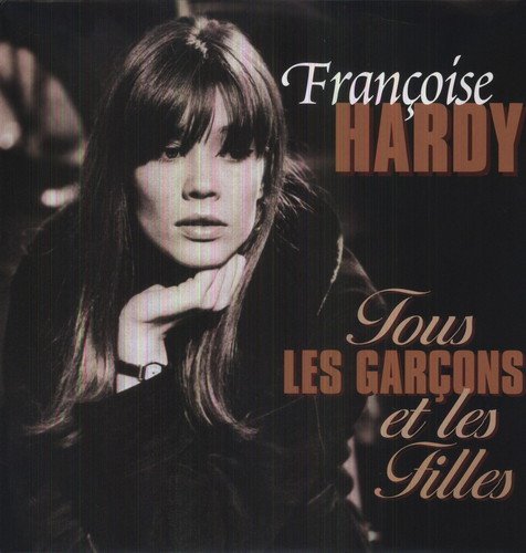 Vinyl album cover featuring a black and white portrait of Françoise Hardy.