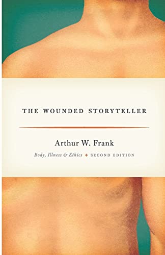 Book cover showing a human torso with a central white band containing text.