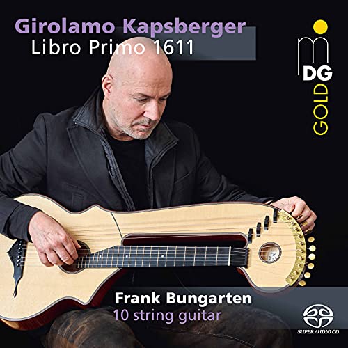 CD cover featuring Frank Bungarten playing a ten-string guitar.