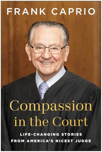 Book cover featuring Judge Frank Caprio in a black robe, smiling.