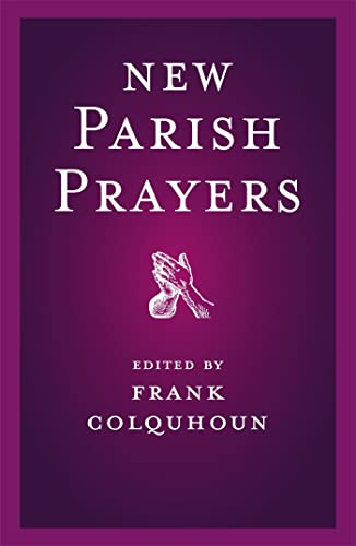 Book cover: "New Parish Prayers" with praying hands illustration.