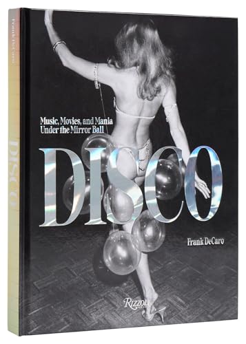 Book cover: woman in sparkly outfit, disco ball, title “Disco.”