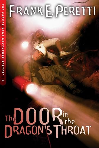 Book cover: two people exploring a dark cave with flashlights.