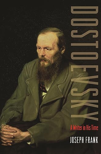 Book cover featuring a portrait of Fyodor Dostoevsky, with title and author name.