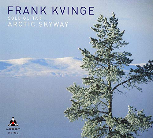 CD cover for "Arctic Skyway" featuring a snow-covered evergreen tree.