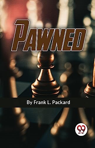 Book cover for "Pawned" featuring a chess pawn and blurred chess pieces.