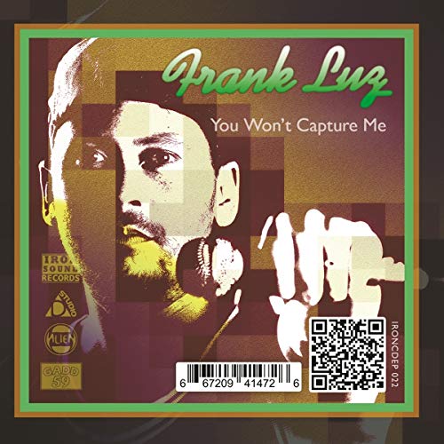 CD cover featuring a portrait of a man with an alien overlay.