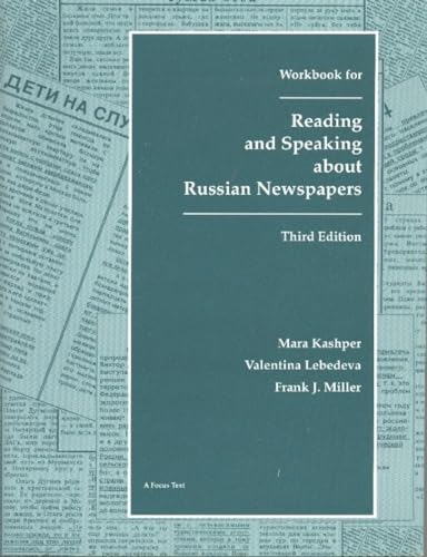 Workbook cover for “Reading and Speaking about Russian Newspapers,” third edition.