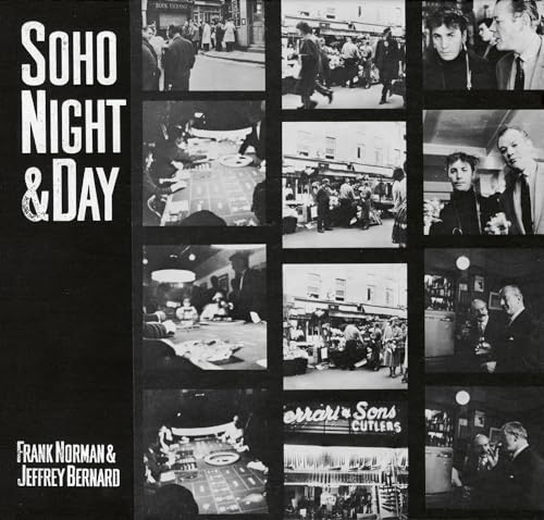 Book cover titled Soho Night & Day featuring a collage of black and white photos.