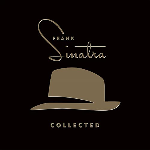 Frank Sinatra “Collected” album cover with a hat illustration.