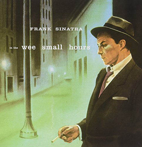 Frank Sinatra in a hat and suit, holding a cigarette, album cover.