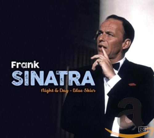 Frank Sinatra album cover, "Night and Day - Blue Skies," portrait.