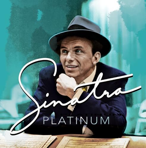 Frank Sinatra in a hat, album cover for "Platinum" vinyl record.