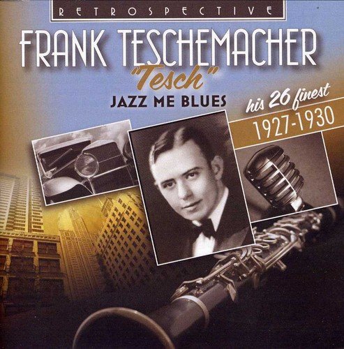 CD cover featuring a man with a saxophone and microphone, with cityscape background.